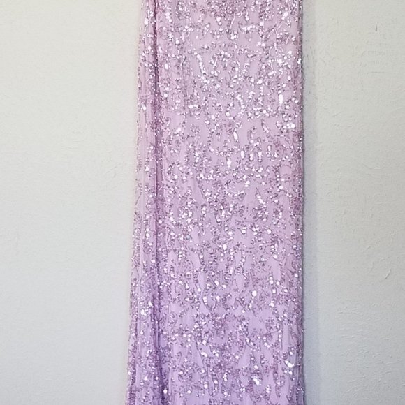 SHERRI HILLPINK BEADED/SEQUIN PROM DRESS - Picture 15 of 16